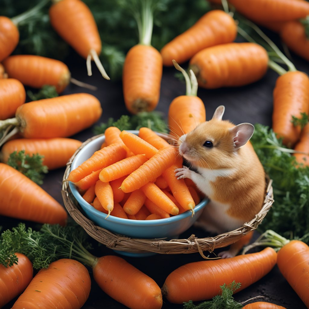 Are carrots OK for hamsters?