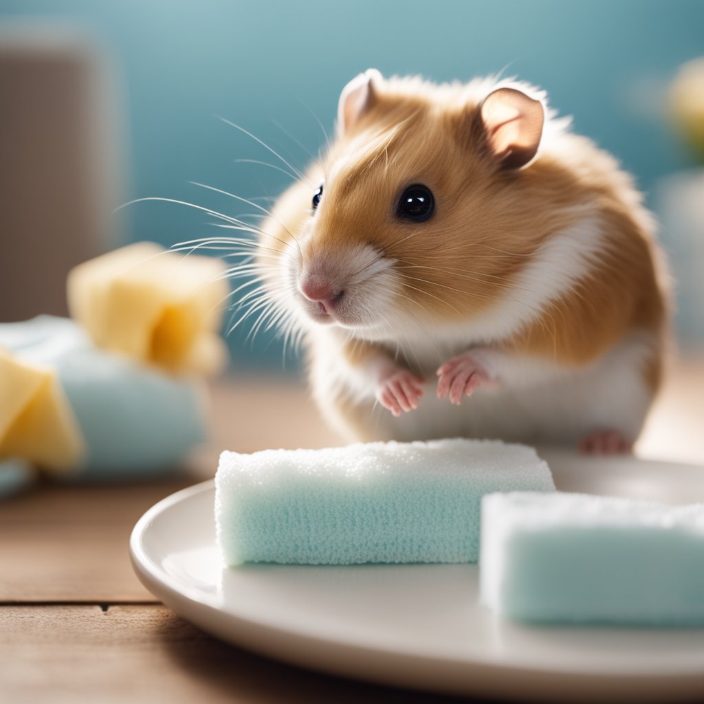 Can I wipe my hamster with baby wipes?