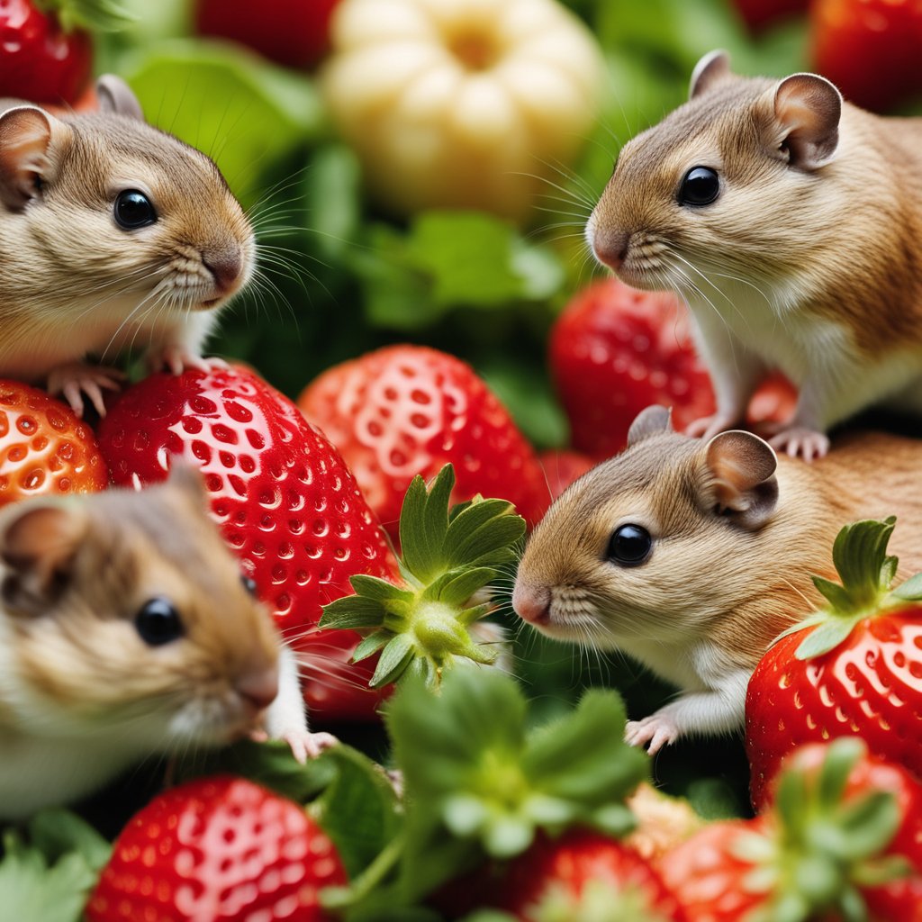 Can gerbils eat strawberries