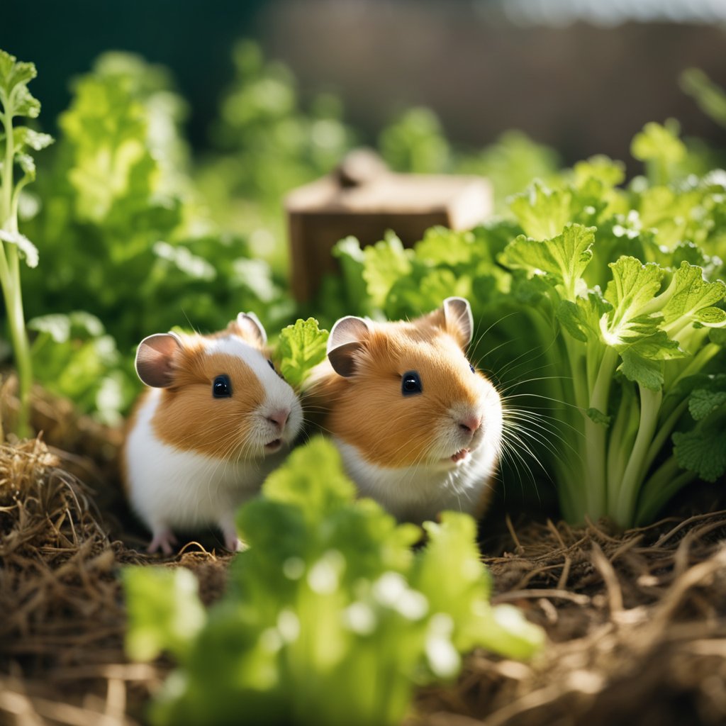 Can hamsters and guinea pigs eat celery?