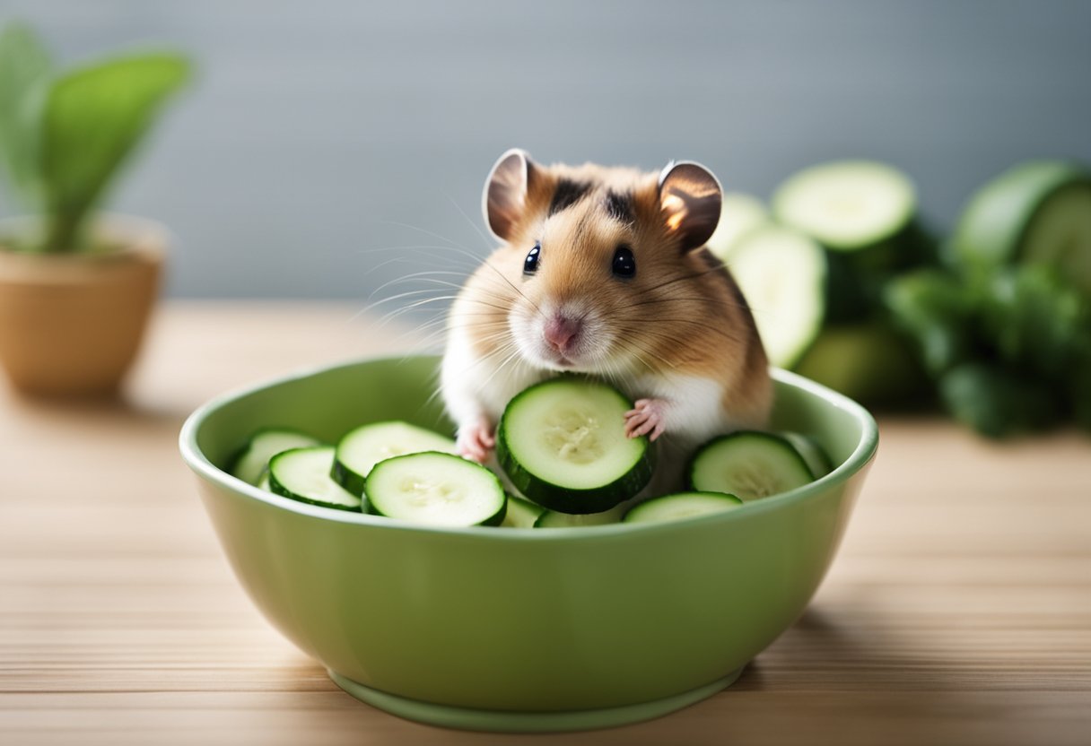 Can hamsters eat cucumber