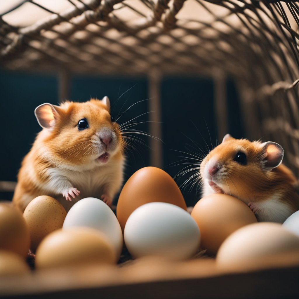 Can hamsters eat eggs?