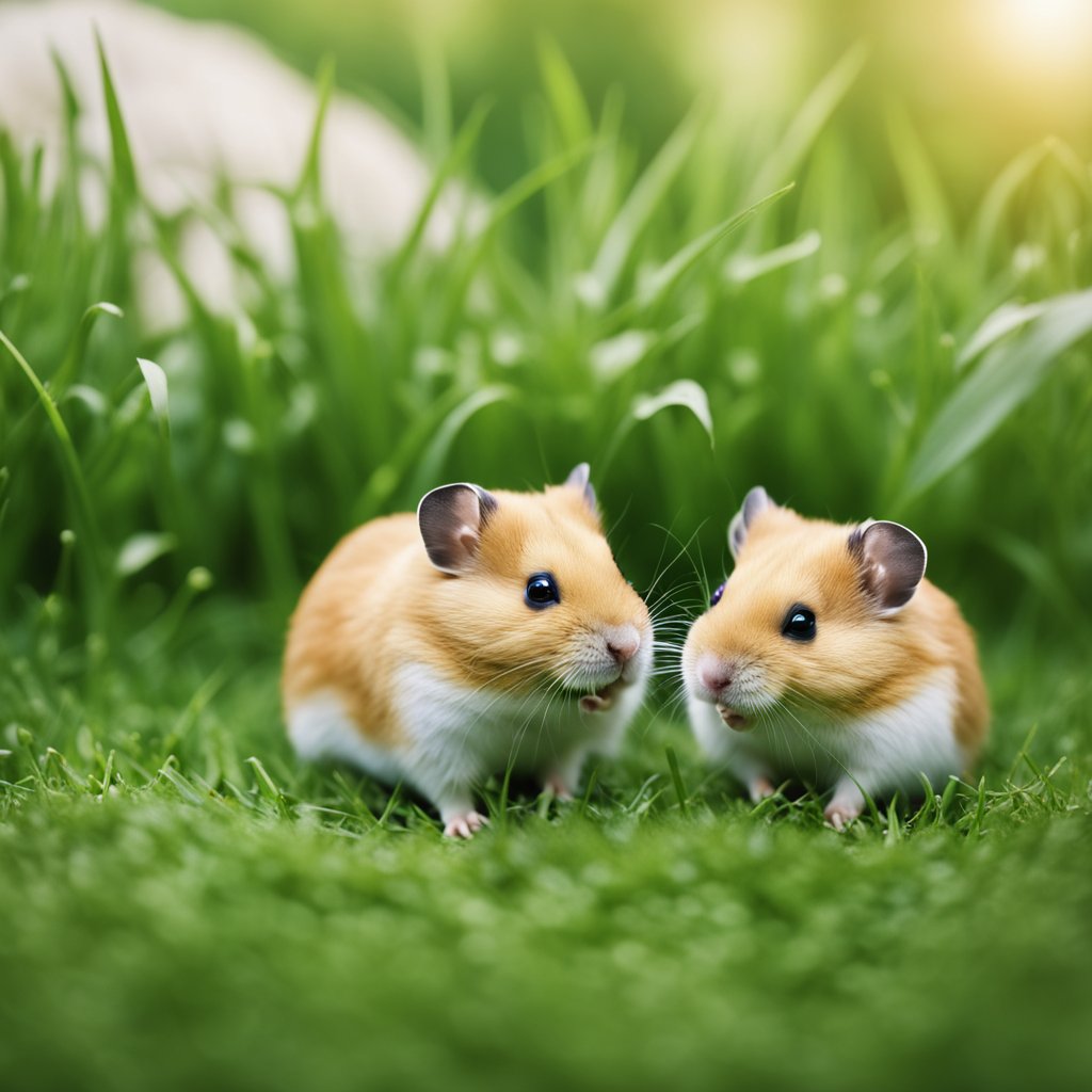 Can hamsters eat grass?