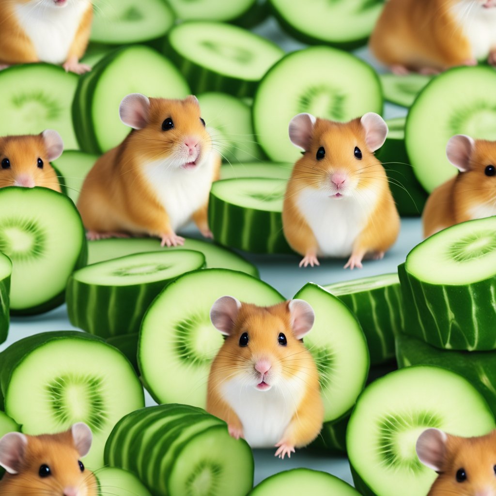 Can hamsters have cucumber?