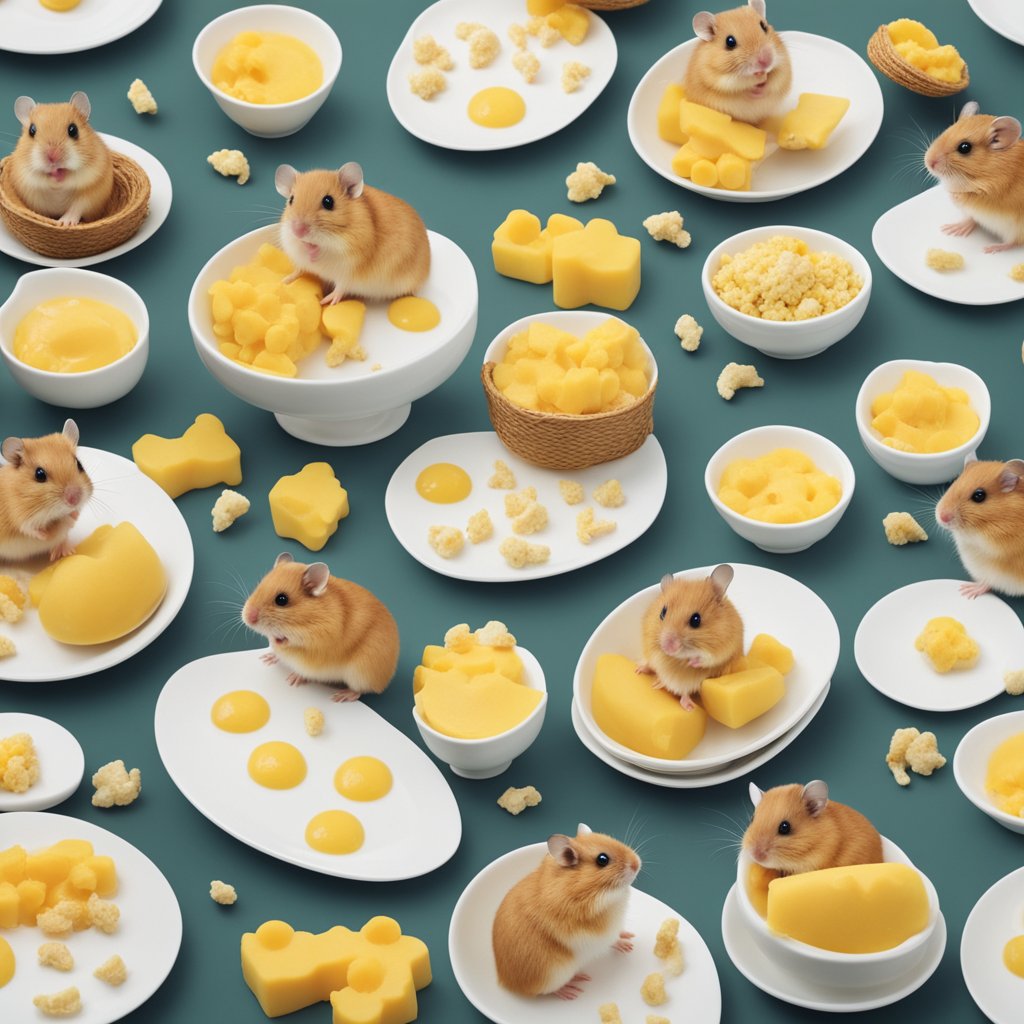 Can hamsters have scrambled eggs?