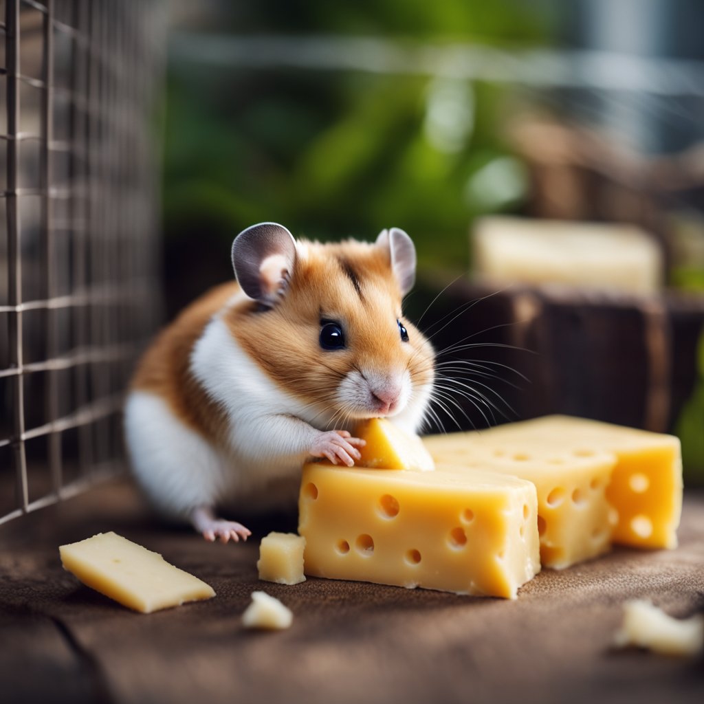 Do hamsters eat cheese?