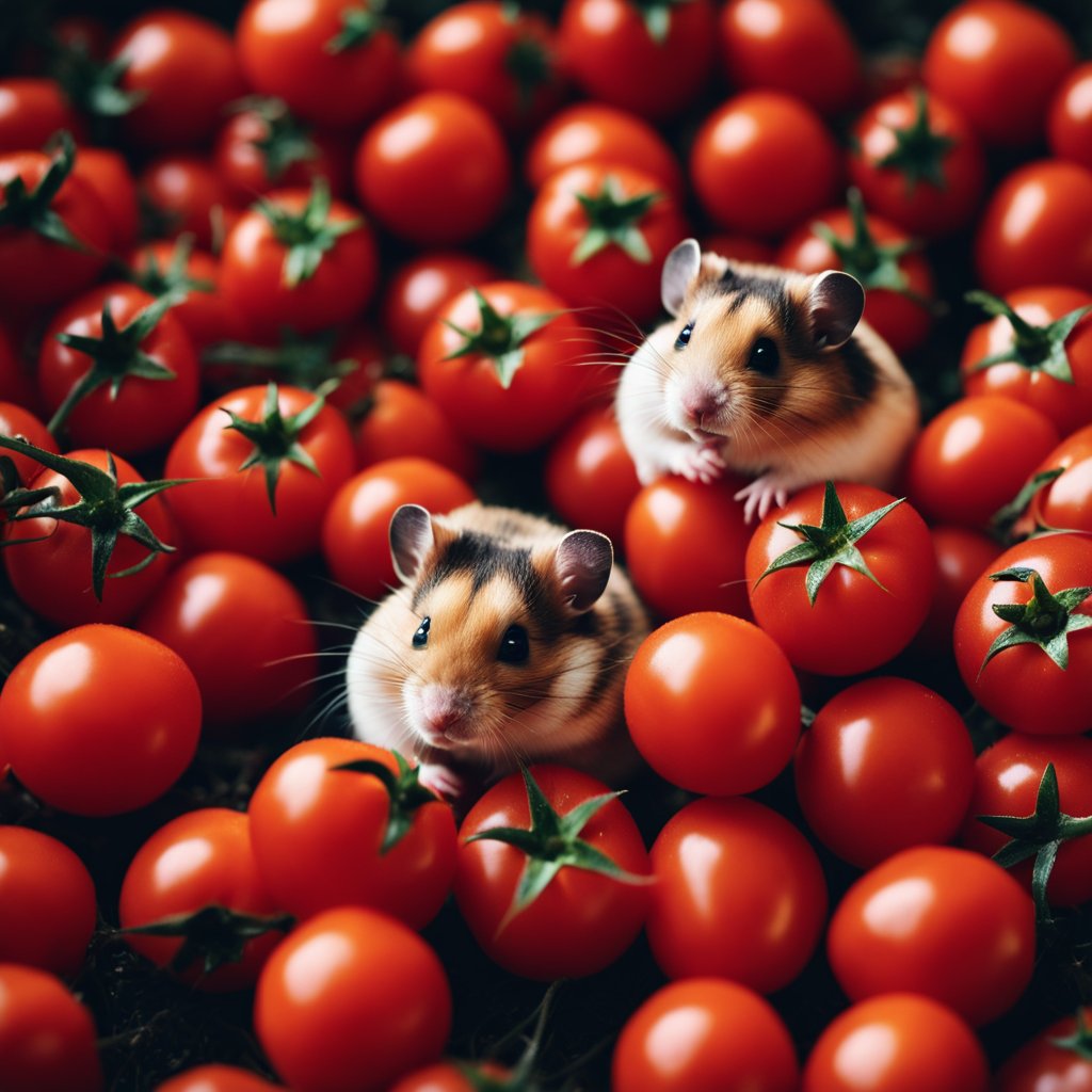 Do hamsters have tomatoes?