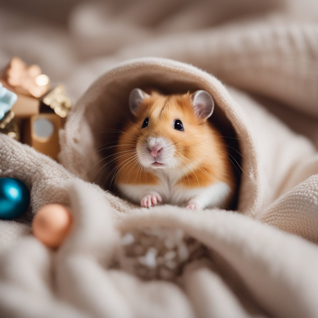 How can I comfort my hamster?