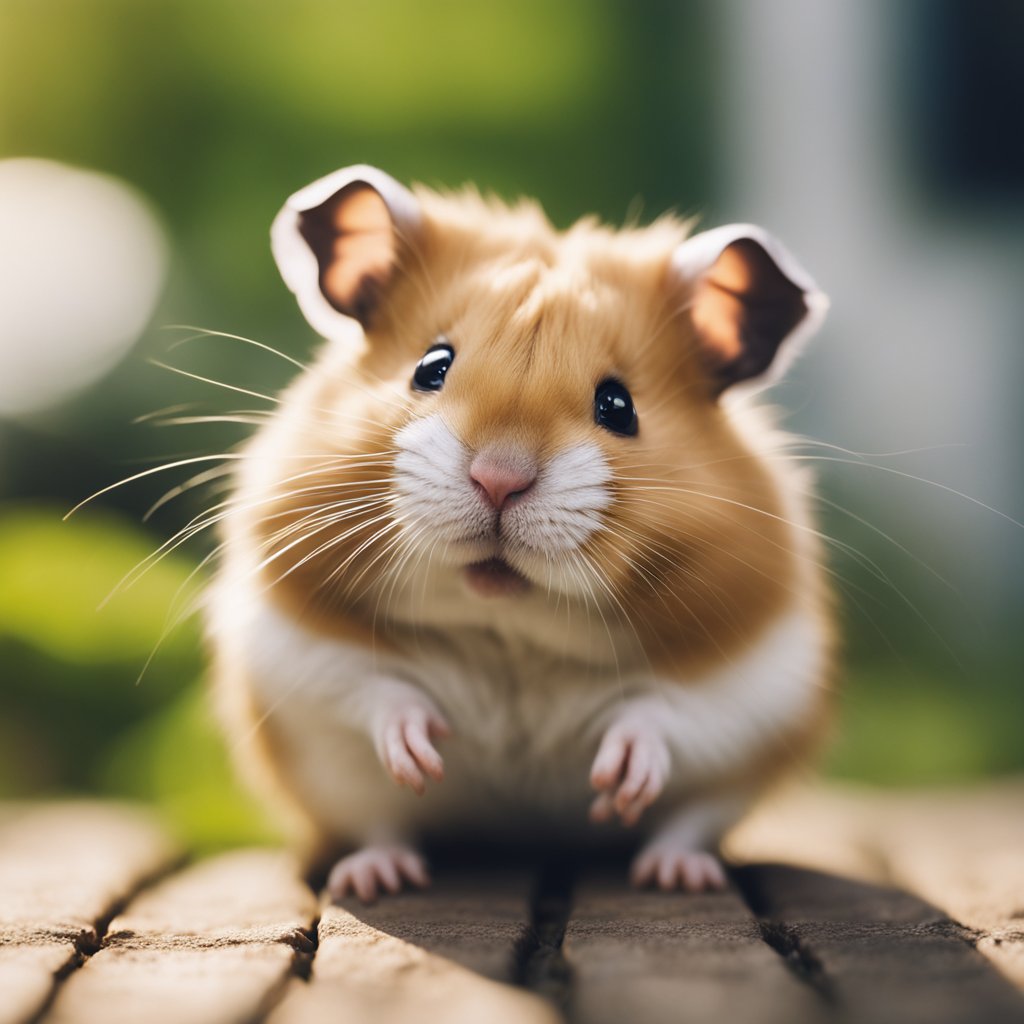 How do hamsters show pain?