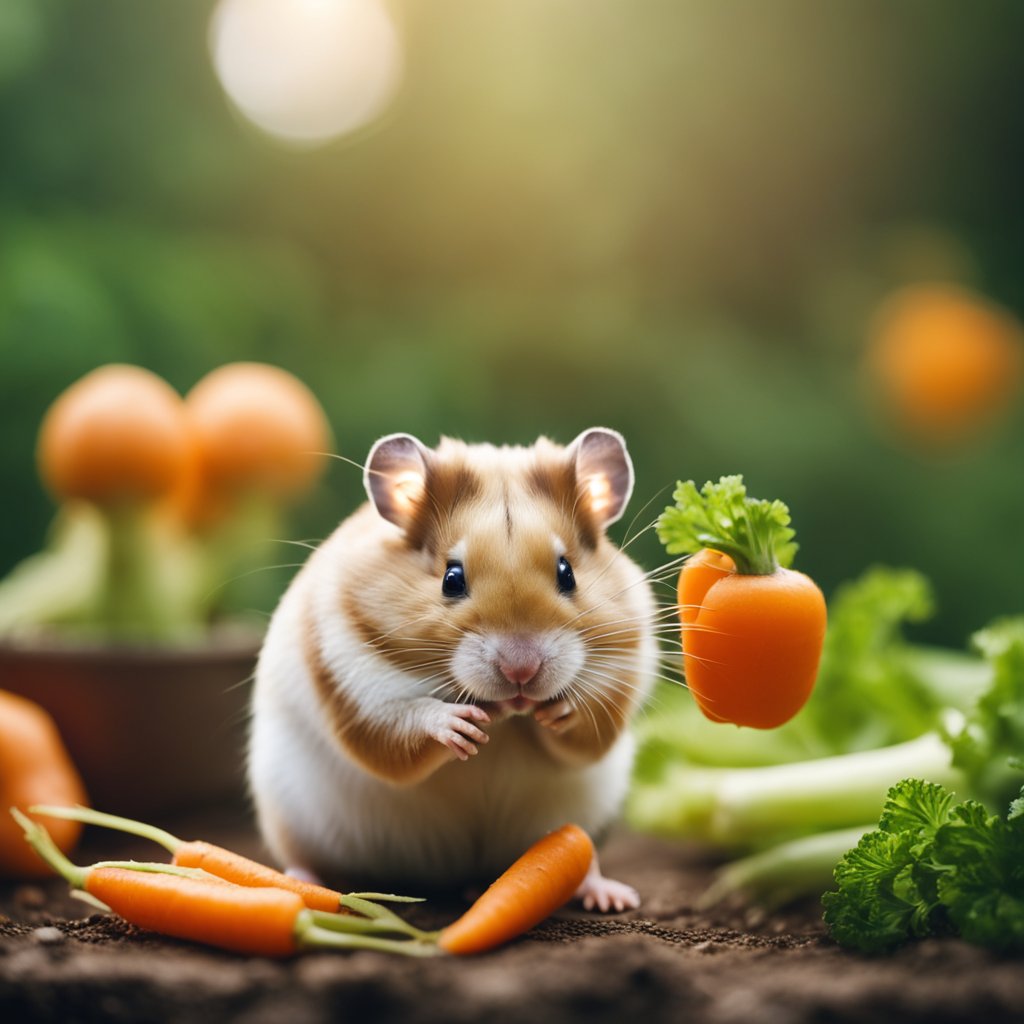 What is a hamster's favorite vegetable?
