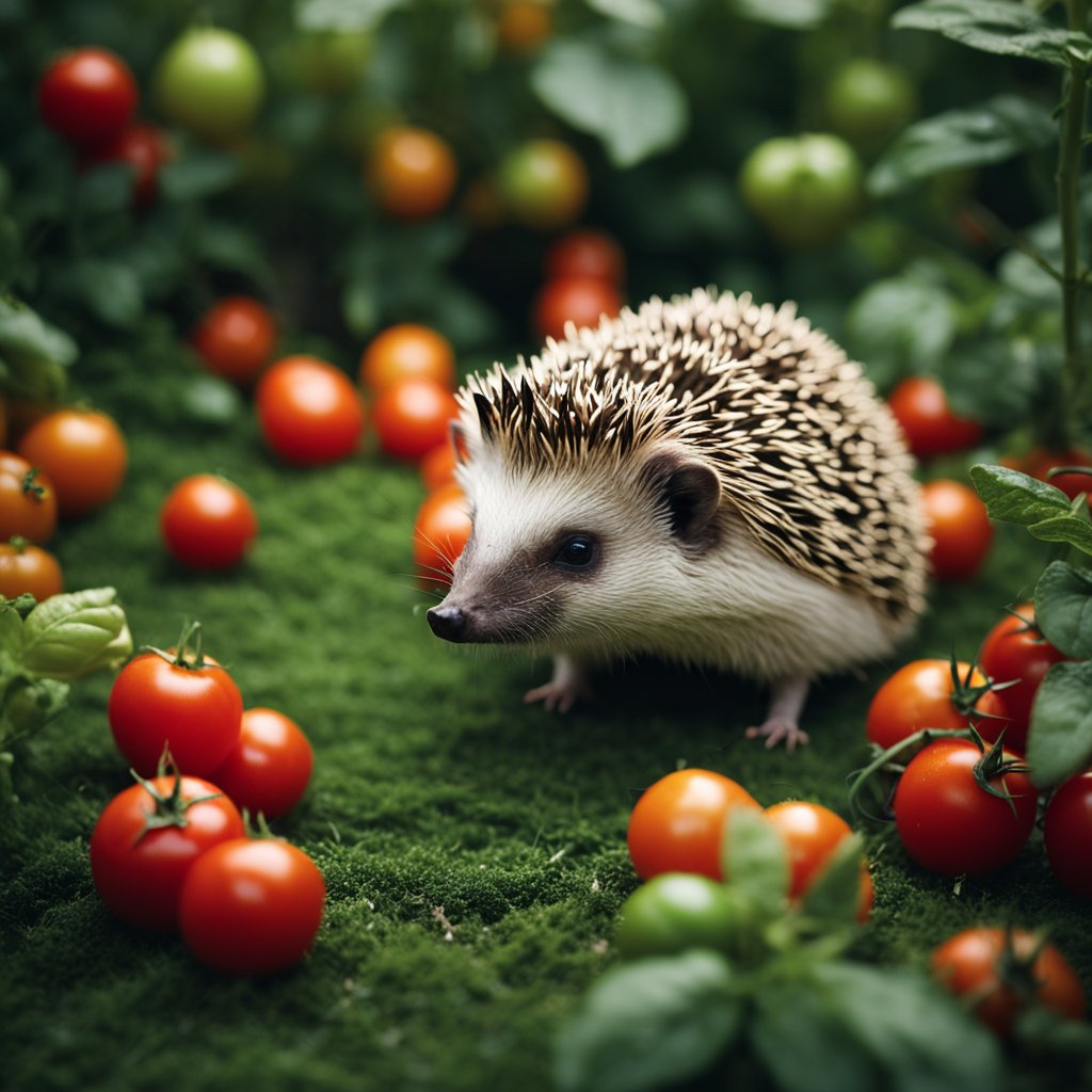 can a hedgehog eat tomatoes ?