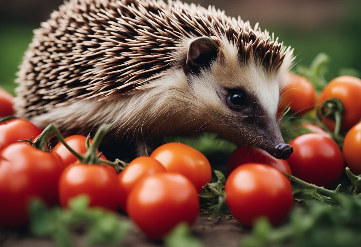 can a hedgehog eat tomatoes