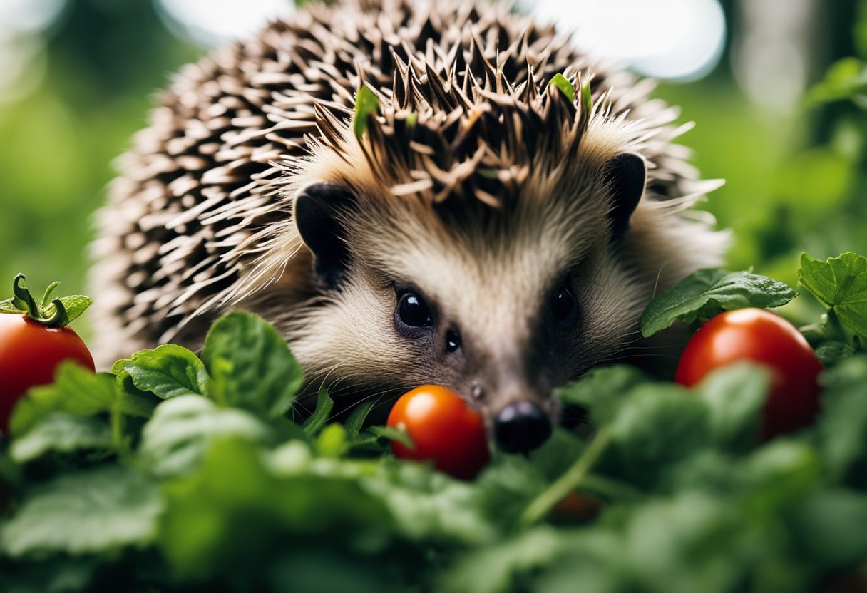 can a hedgehog eat tomatoes