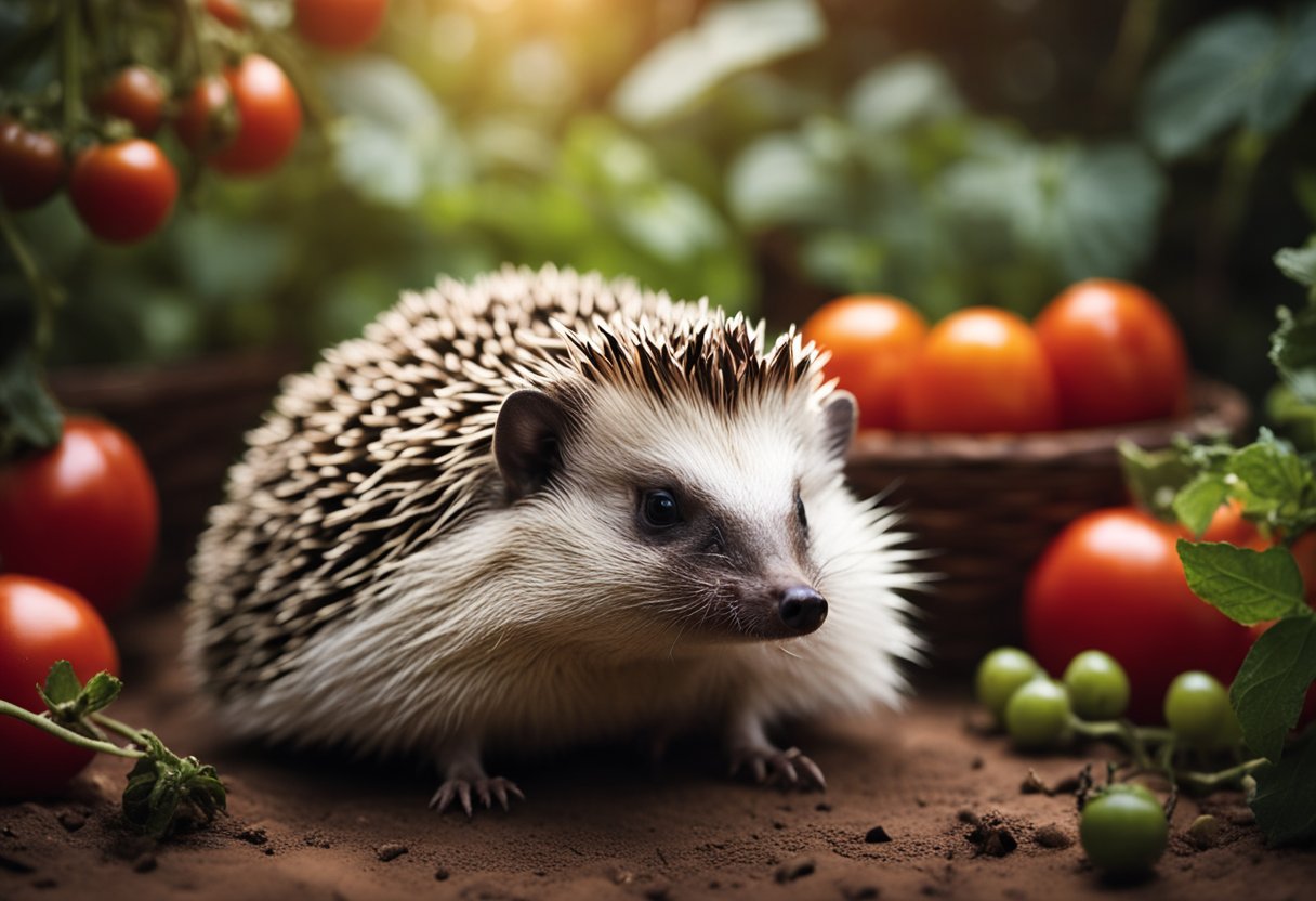 can a hedgehog eat tomatoes