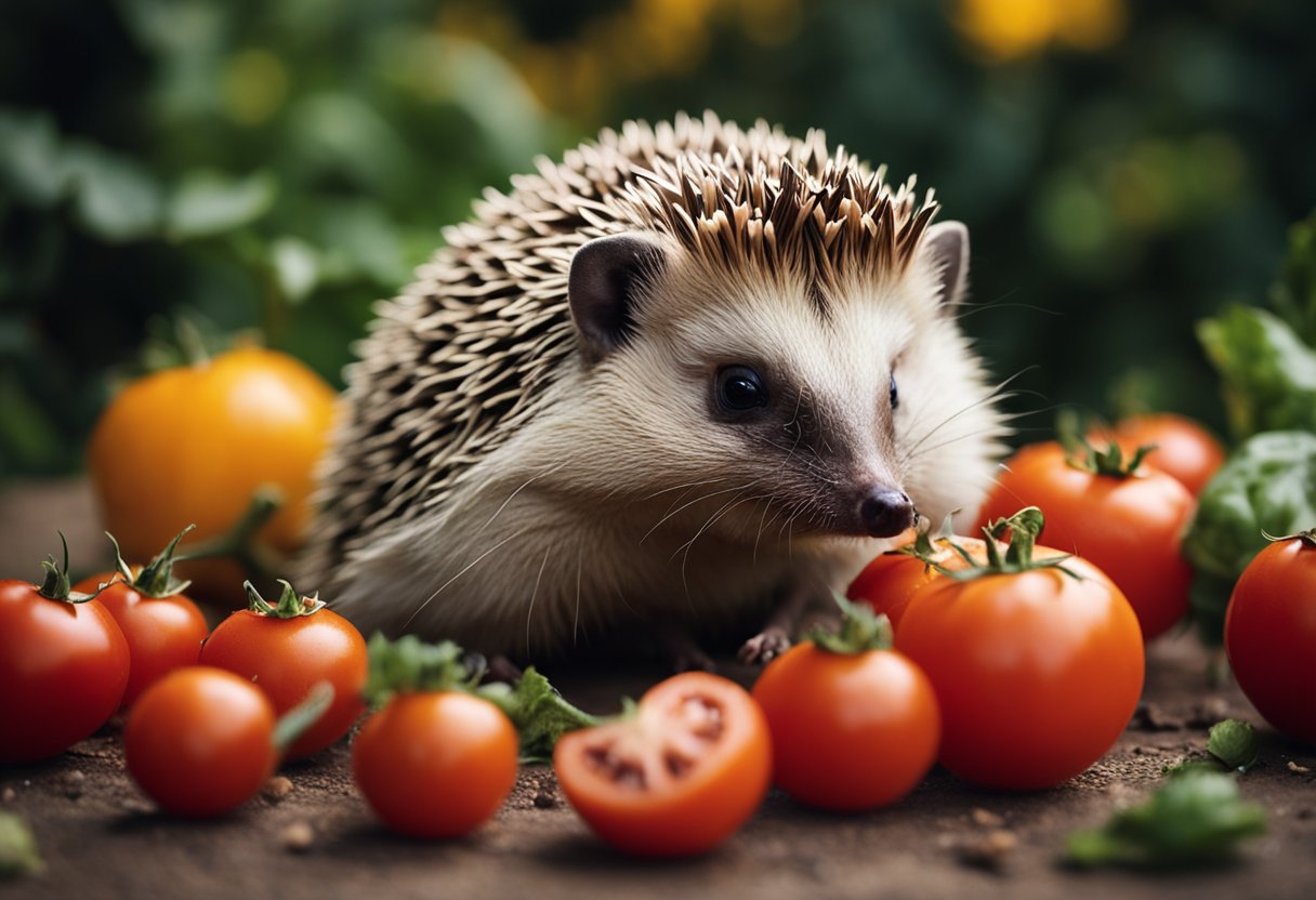 can a hedgehog eat tomatoes