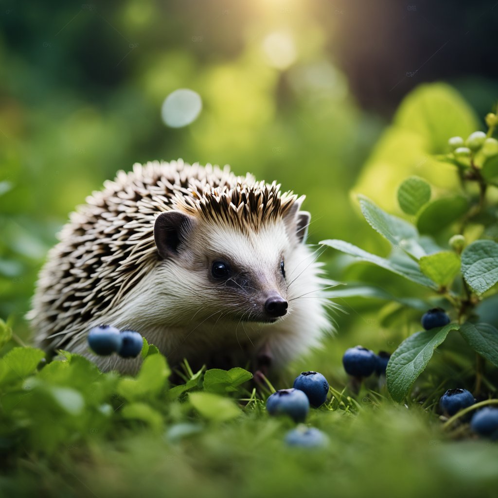 can hedgehogs eat blueberries ?