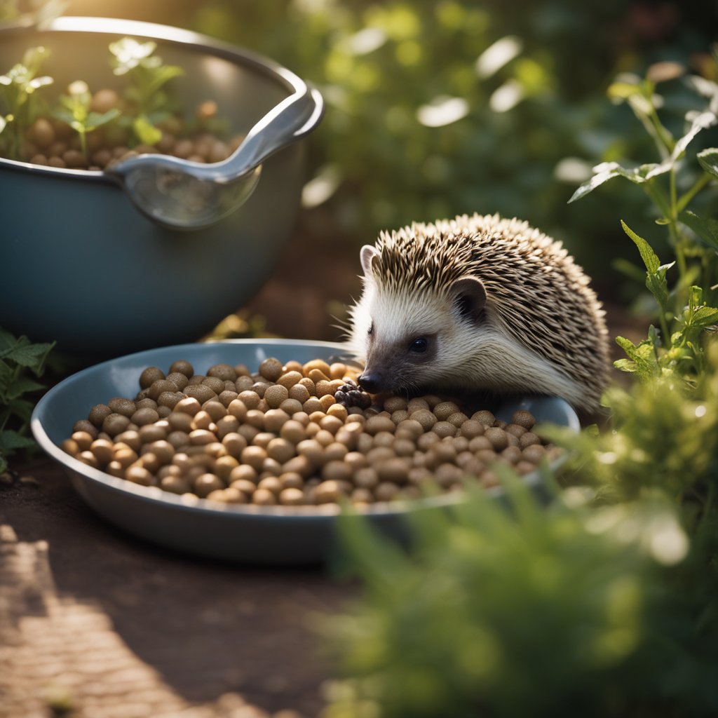 can hedgehogs eat cat food ?