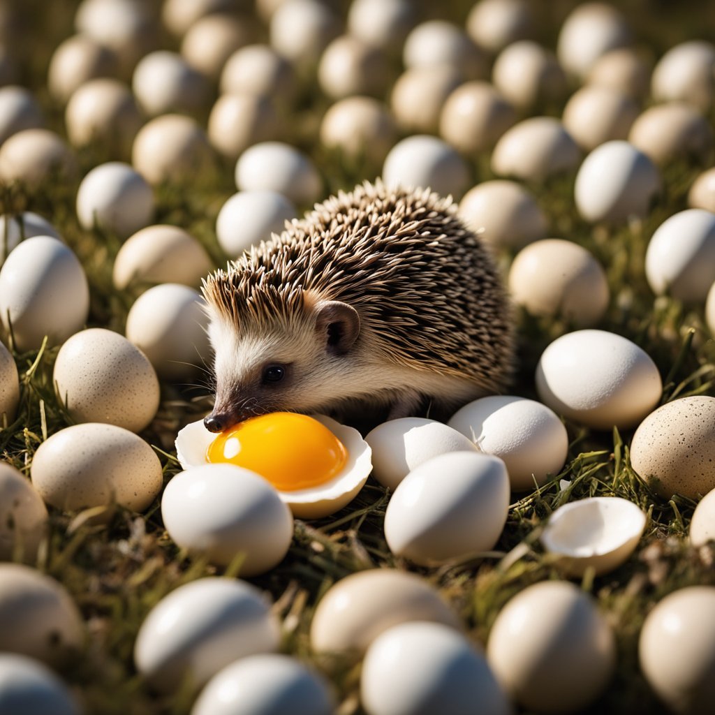 can hedgehogs eat eggs ?