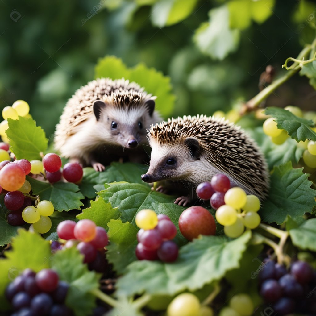 can hedgehogs eat grapes ?