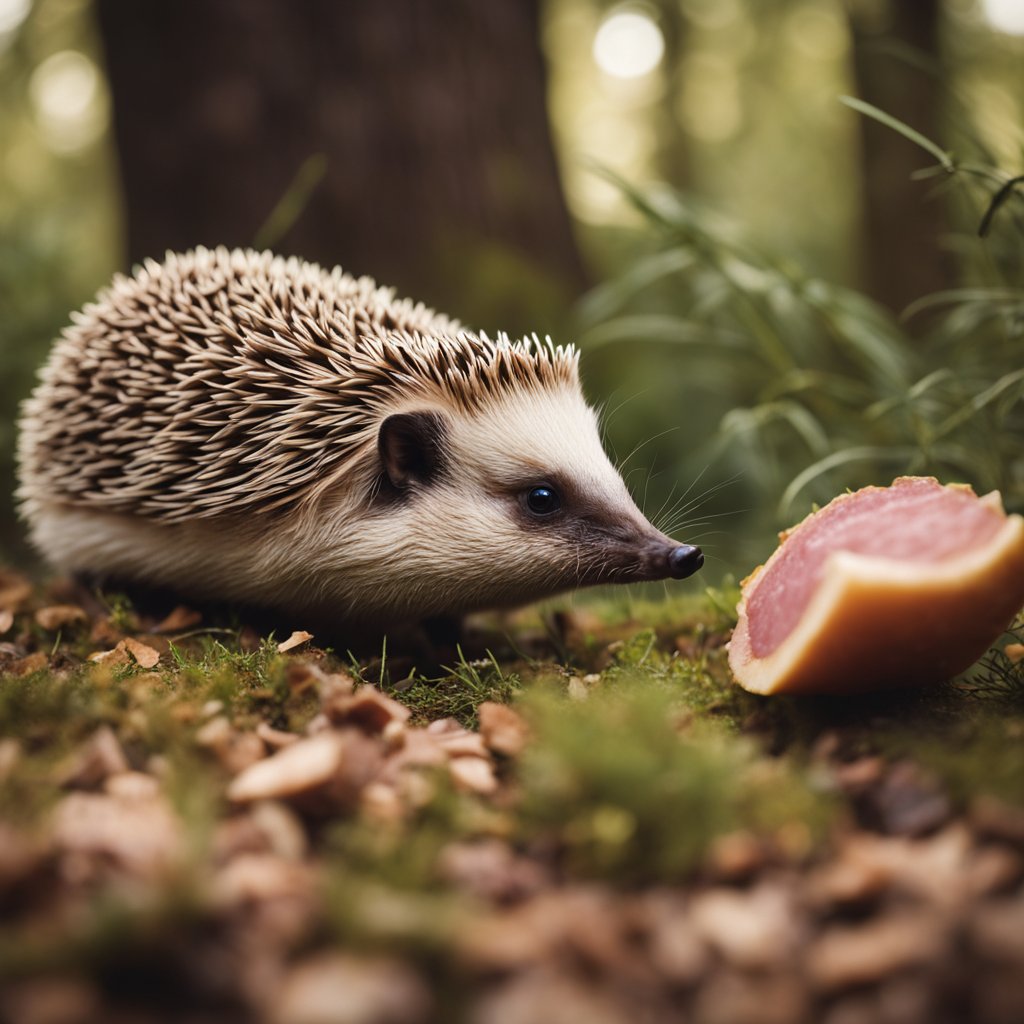 can hedgehogs eat ham ?