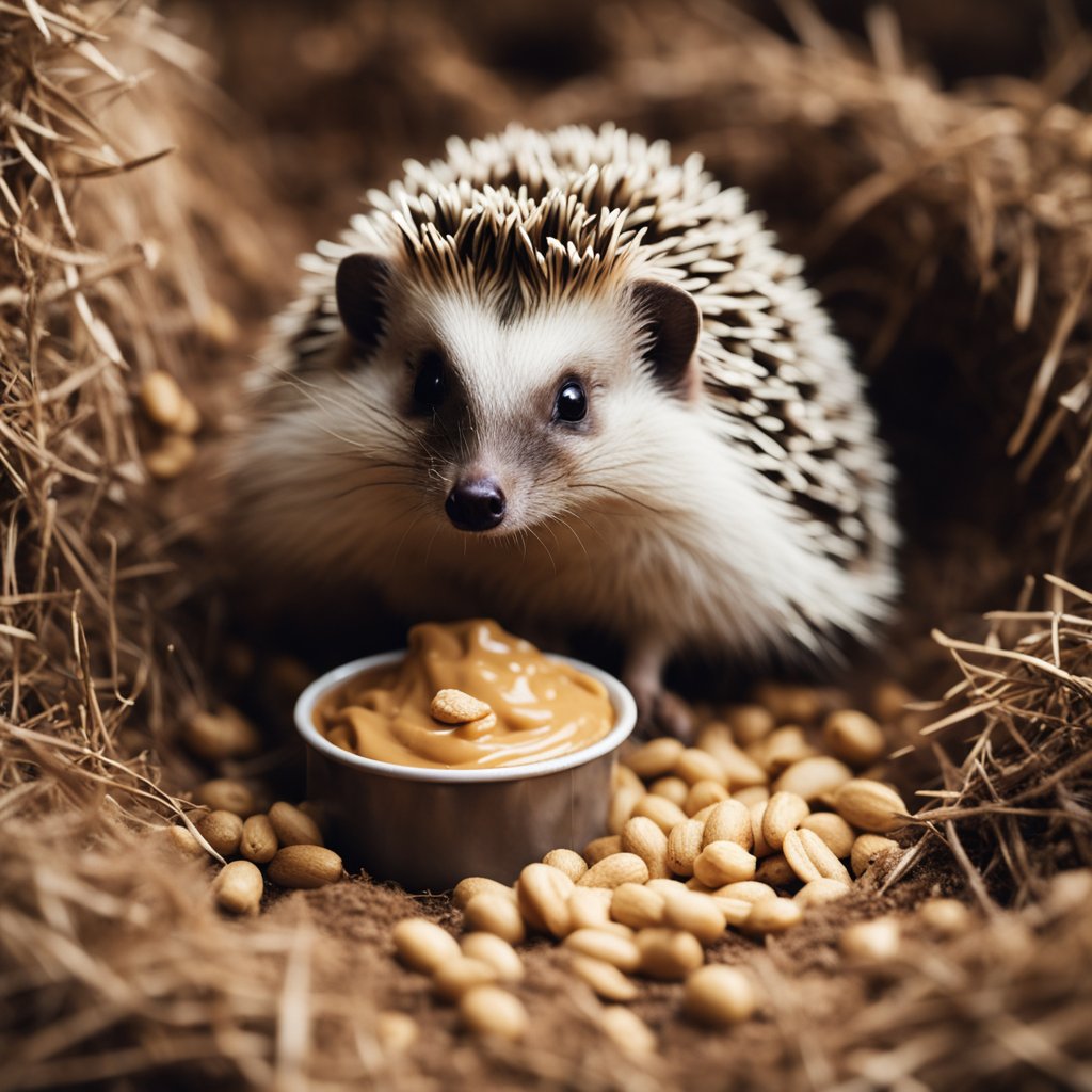 can hedgehogs eat peanut butter ?