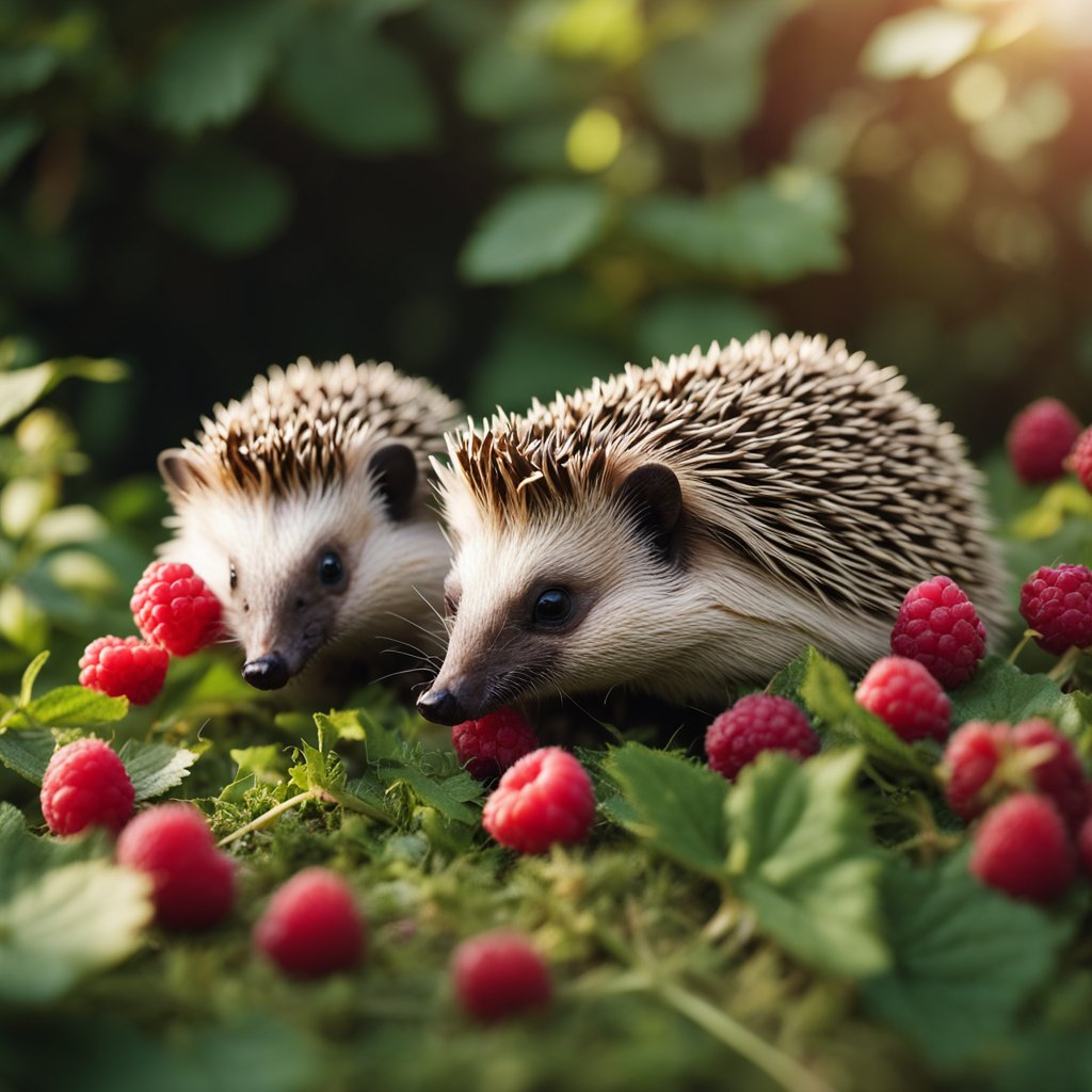 can hedgehogs eat raspberries ?