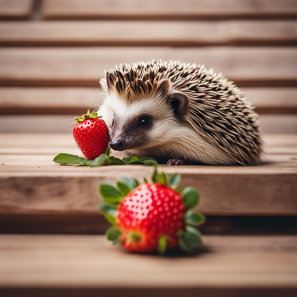 can hedgehogs eat strawberries ?