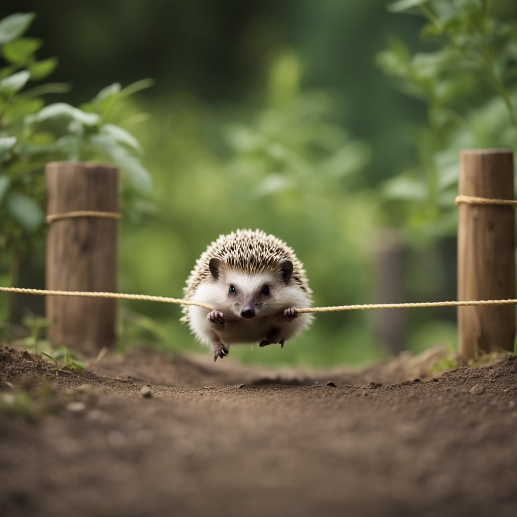can hedgehogs jump ?