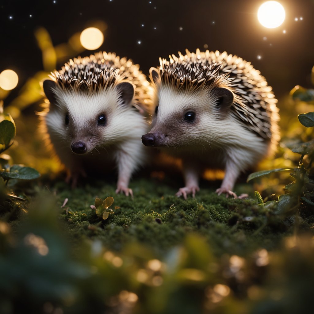 can hedgehogs see ?