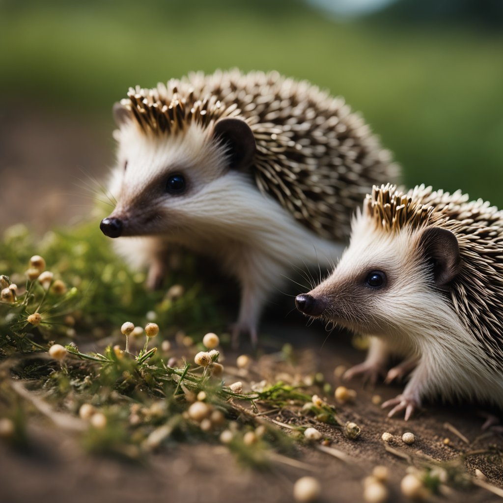 can hedgehogs shoot their quills ?