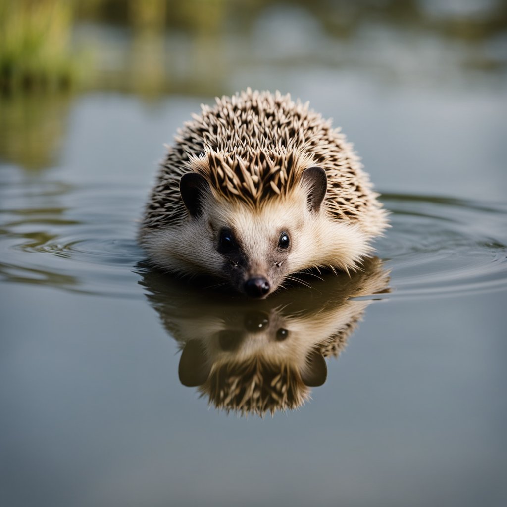 can hedgehogs swim ?