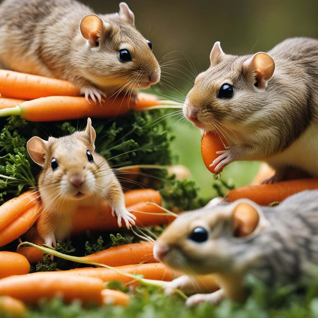 gerbils eat carrots
