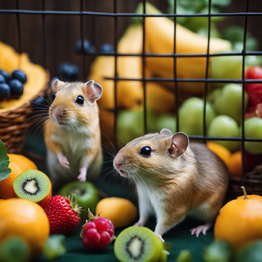 what fruit can gerbils eat