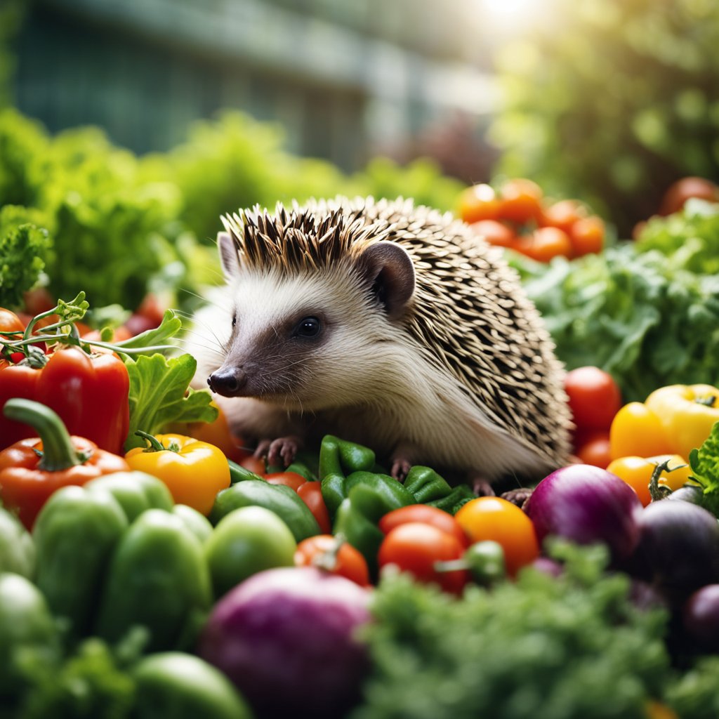what vegetables can hedgehog eat ?
