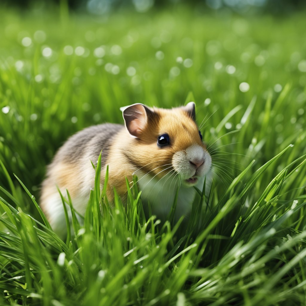 Is grass safe for hamsters?