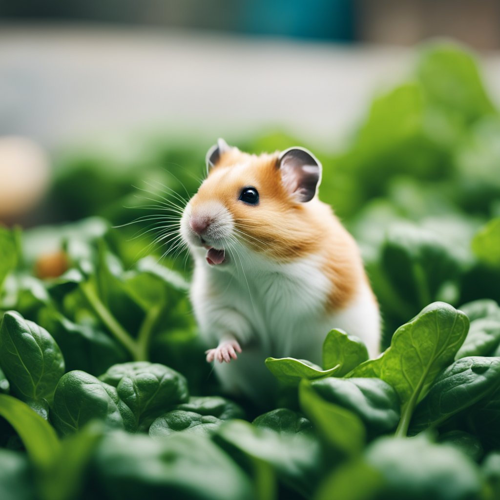 can hamsters eat spinach?